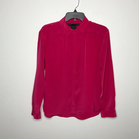 JASON WU Miss Wu Vera 100% Silk Button Down Shirt - Picture 2 of 6